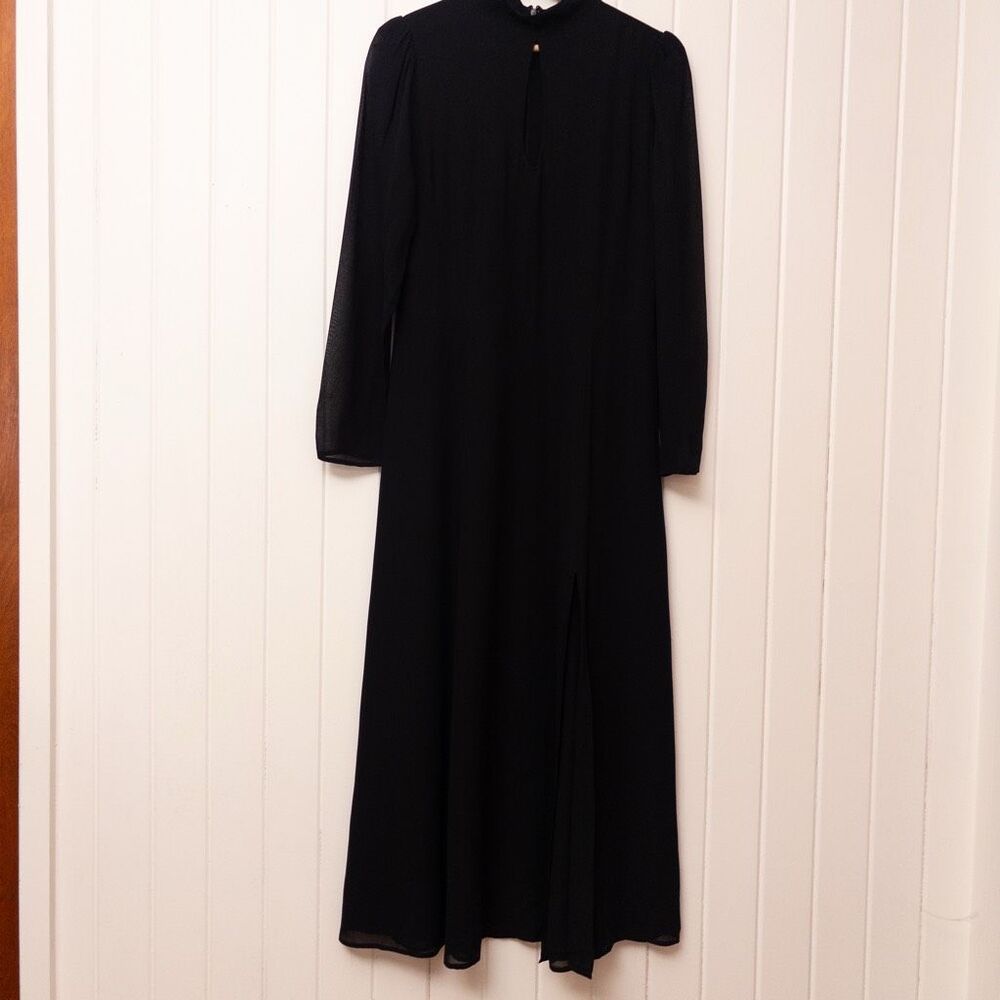 Reformation Castalia Dress Black Size 10 - Picture 2 of 9